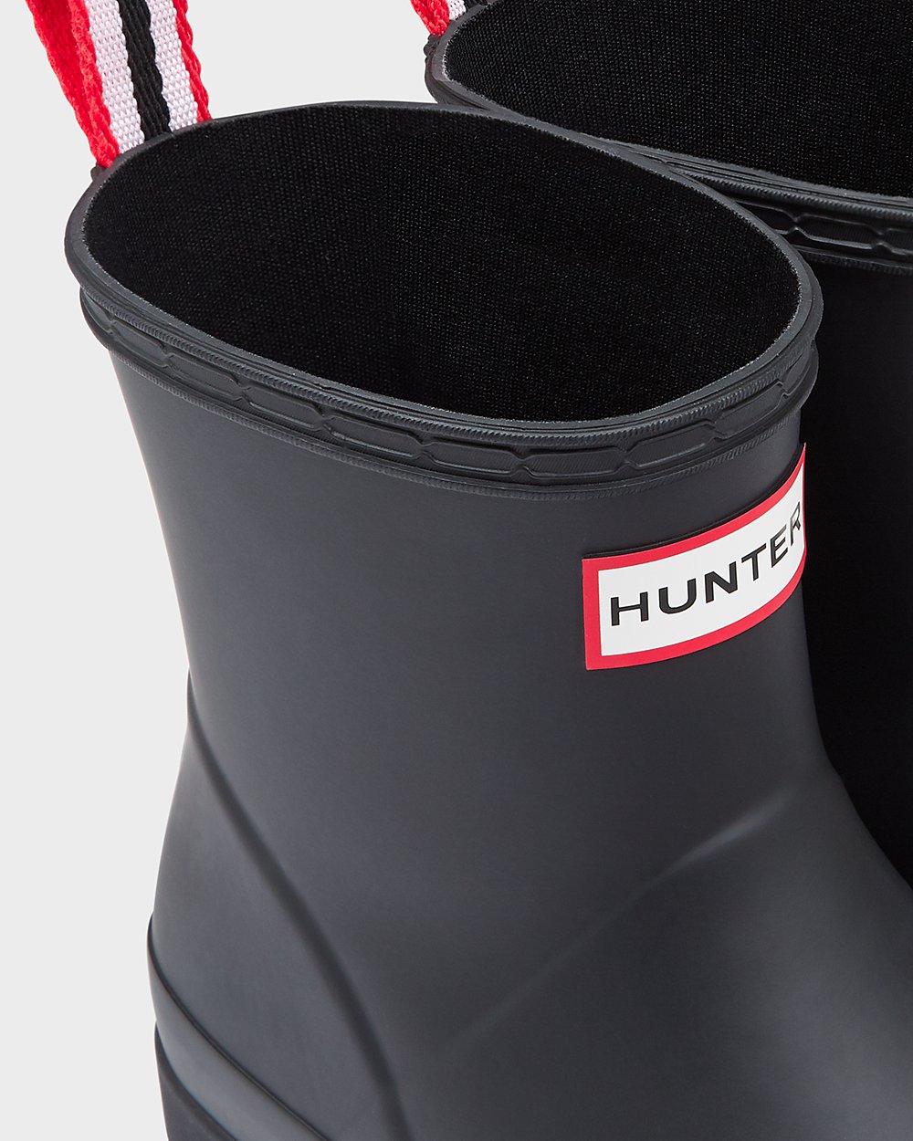 Play Boots Dam - Hunter Original Short Rain - Svarta - 805394-UCA